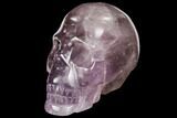 Carved Amethyst Crystal Skull #111717-2